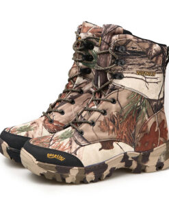 Men Military Army Boots Leather Waterproof Camouflage Printed Special Forces Desert hunting Shoes Combat Tactical Ankle Boot