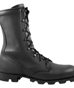Men All-Leather Combat Panama Boots
